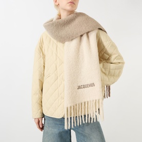 L'echarpe Moisson Logo Tassel Scarf