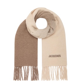 L'echarpe Moisson Logo Tassel Scarf