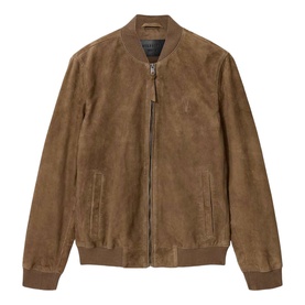 Morten Suede Bomber Jacket