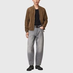 Morten Suede Bomber Jacket