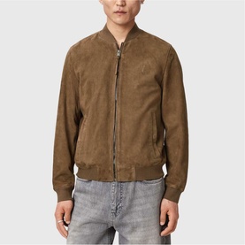 Morten Suede Bomber Jacket