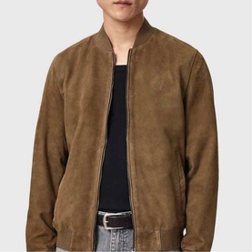 Morten Suede Bomber Jacket