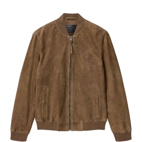 Morten Suede Bomber Jacket