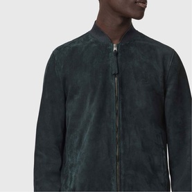 Morten Suede Bomber Jacket