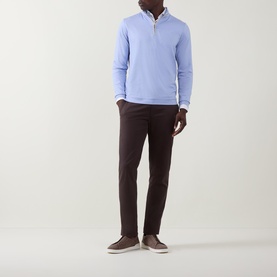 Albatross Piqu&eacute; Quarter Zip Sweatshirt