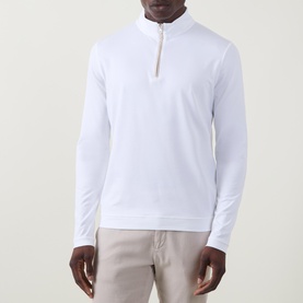 Albatross Piqu&eacute; Quarter Zip Sweatshirt