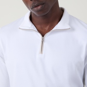 Albatross Piqu&eacute; Quarter Zip Sweatshirt