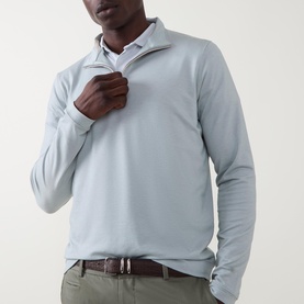 Albatross Piqu&eacute; Quarter Zip Sweatshirt