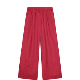 Linen Wide Leg Trousers