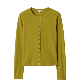 Fine Rib Cardigan