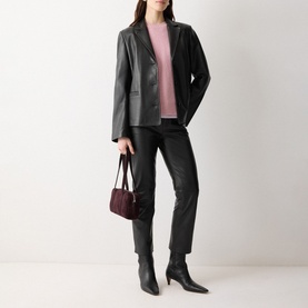 Ellis Nappa Leather Blazer