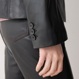 Ellis Nappa Leather Blazer