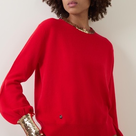 Cashmere Sequin Sweater
