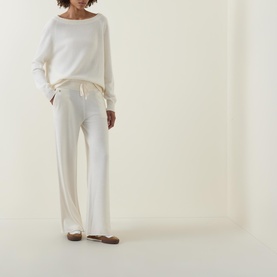 Drawstring Cashmere Trousers