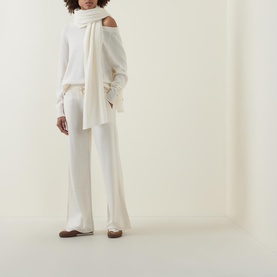 Drawstring Cashmere Trousers
