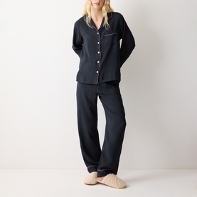 Piped Pyjama Set