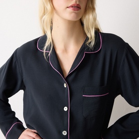 Piped Pyjama Set