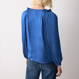 Frill Ruched Blouse