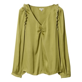 Frill Ruched Blouse