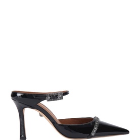 Strass Embellished Pointed Mules