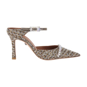 Strass Embellished Pointed Mules