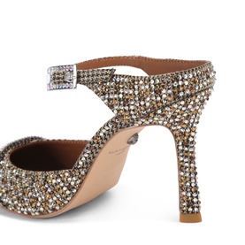 Strass Embellished Pointed Mules