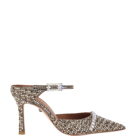 Strass Embellished Pointed Mules