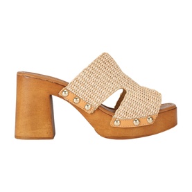 Sunkissed Raffia Block Sandals