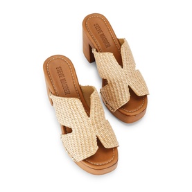 Sunkissed Raffia Block Sandals