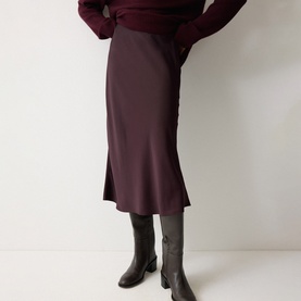 Bias Flared Skirt