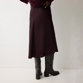 Bias Flared Skirt