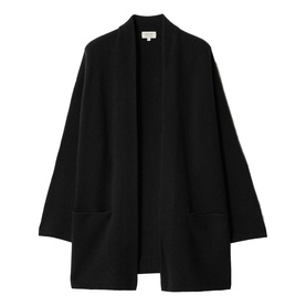 Open-Front Knit Cardigan