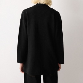 Open-Front Knit Cardigan