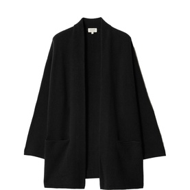 Open-Front Knit Cardigan