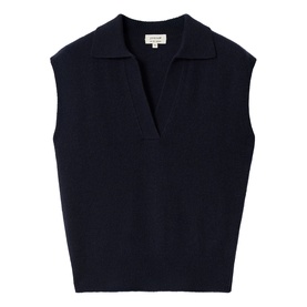 Collared Knit Vest