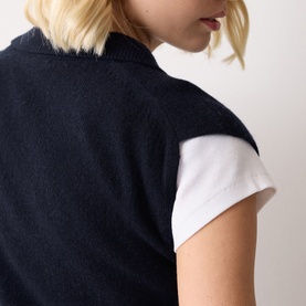 Collared Knit Vest