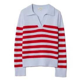 Stripe Collared Sweater