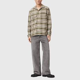 Slam Logo Check Print Overshirt