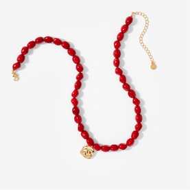 Beaded Charm Necklace