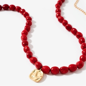 Beaded Charm Necklace