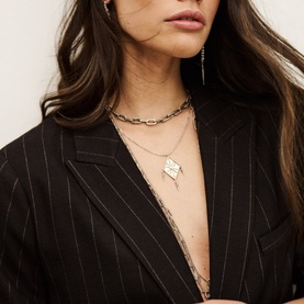 Hocee Pinstripe Suit Jacket