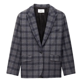 Teecee Check Print Suit Jacket