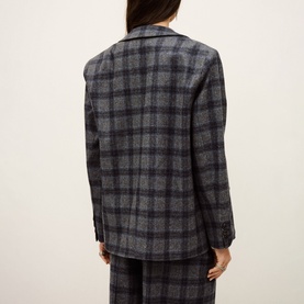 Teecee Check Print Suit Jacket