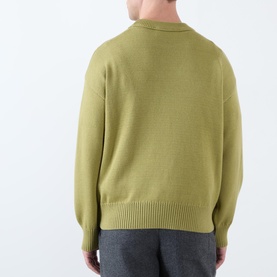 Intarsia Logo Sweater
