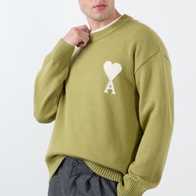 Intarsia Logo Sweater
