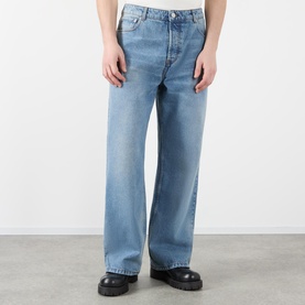 Large Straight Leg Jeans