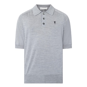 Quota Heart Logo Knitted Polo Shirt