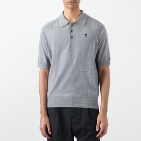 Quota Heart Logo Knitted Polo Shirt