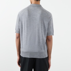 Quota Heart Logo Knitted Polo Shirt