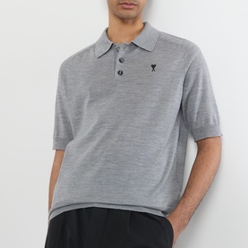 Quota Heart Logo Knitted Polo Shirt